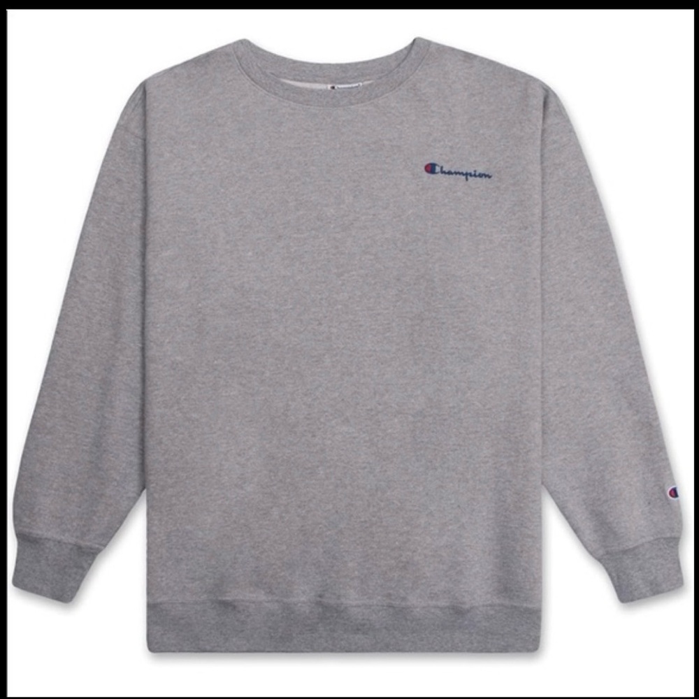 Champion Men’s Heather Gray Long Sleeve Pullover Sweatshirt XL NWT